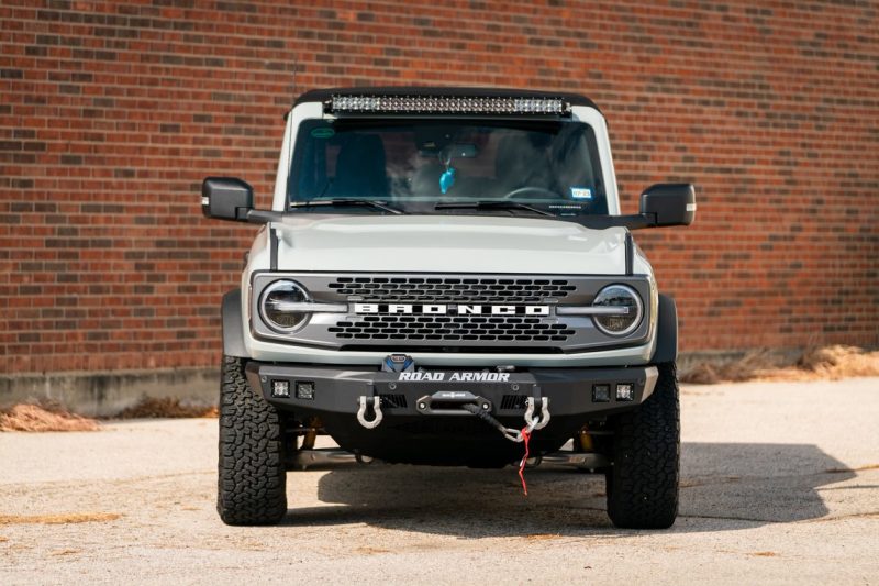 Road Armor 6213F10B 2021+ Ford Bronco Stealth Front Winch Bumper - Tex Blk