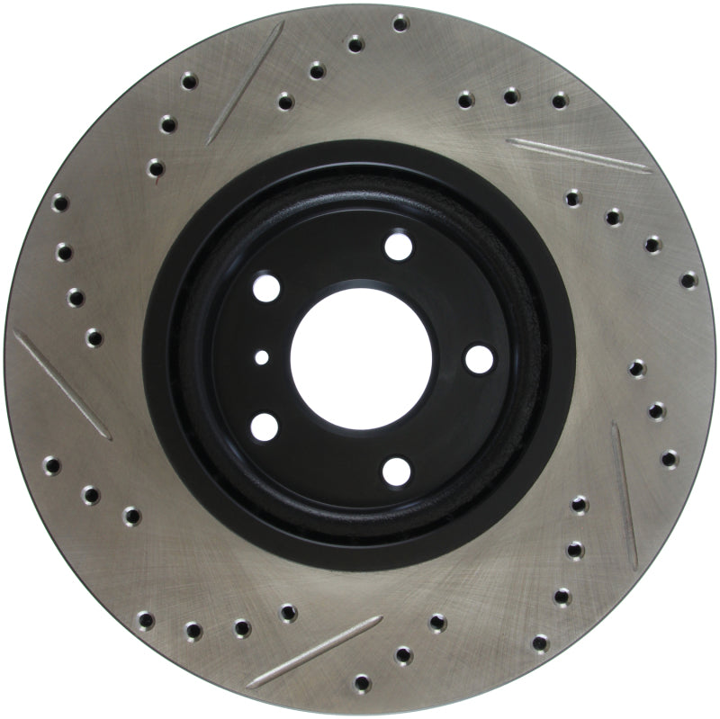 Stoptech 127.42080L StopTech 06-07 350Z / 05-07 G35 exp Sport/ 06-07 G35X SportStop Slotted & Drilled Front Left Rotor