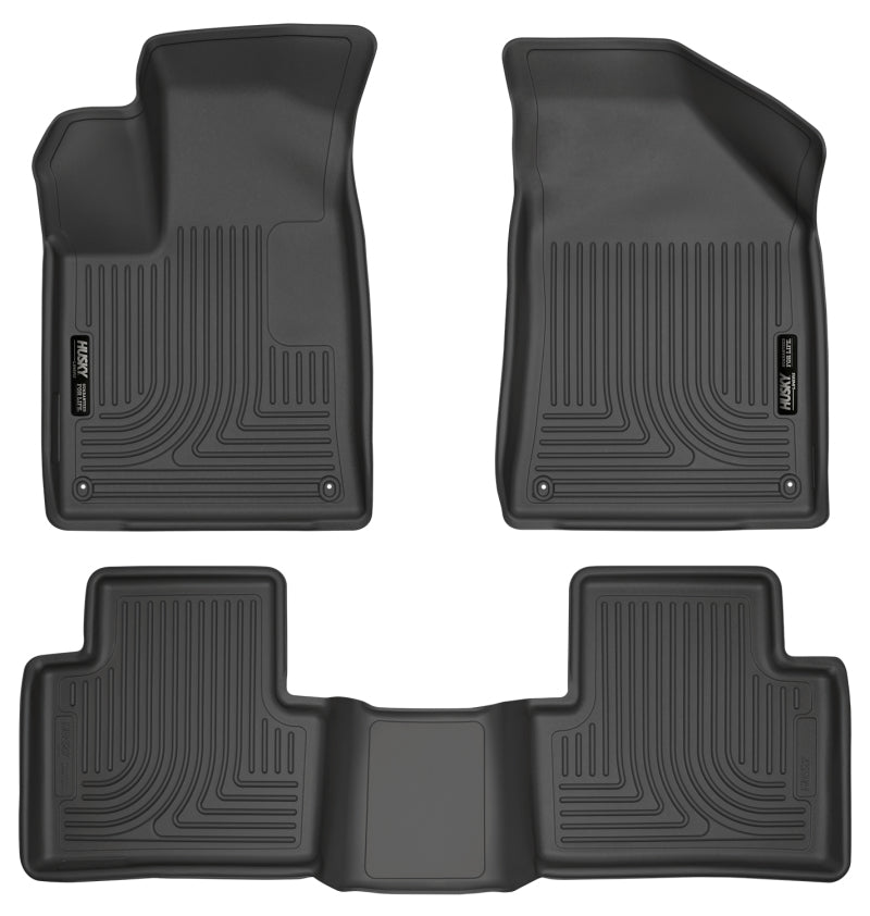 Husky Liners 99071 15 Chrysler 200 Weatherbeater Black Front and Second Seat Floor Liners