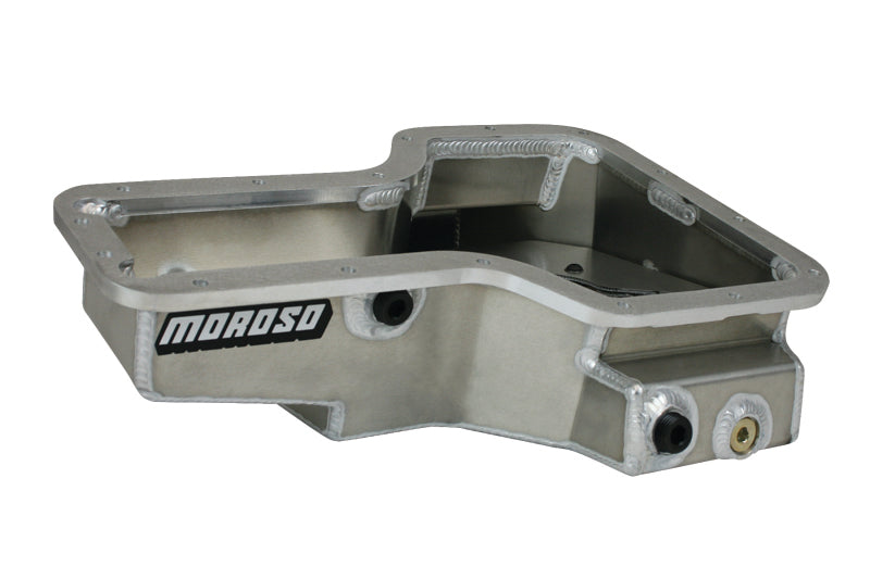 Moroso 20970 Lotus/Toyota 1ZZ/2ZZ Road Race Baffled Wet Sump 6qt Stock Depth Aluminum Oil Pan