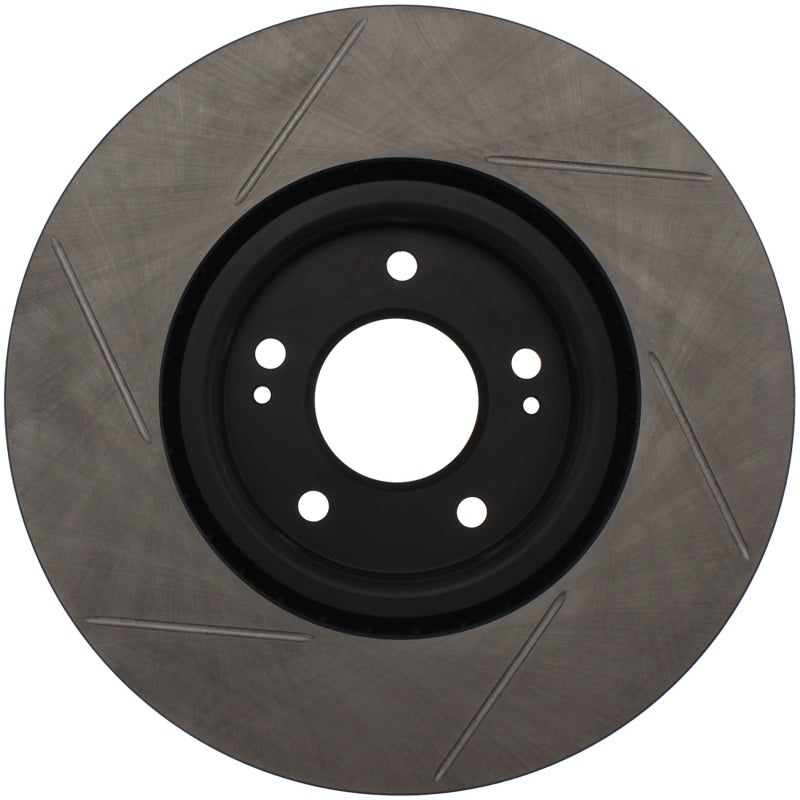Stoptech 126.46064SL StopTech Power Slot 03-06 Evo 8 & 9 Slotted Left Front Rotor