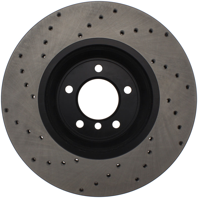 Stoptech 128.34093L StopTech 07-10 BMW 335i Cross Drilled Left Front Rotor