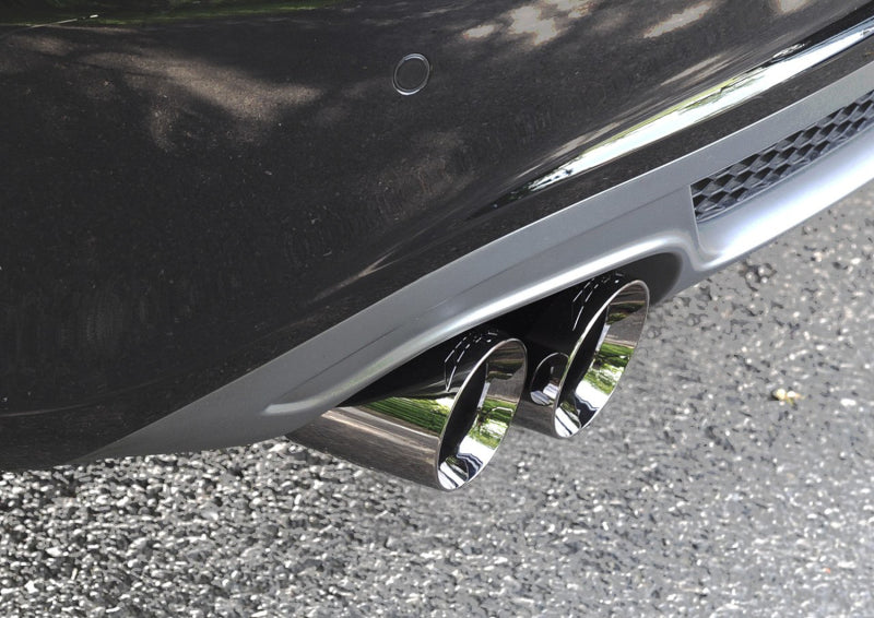 AWE Tuning 3015-22010 Audi B8 A4 Touring Edition Exhaust - Single Side Polished Silver Tips