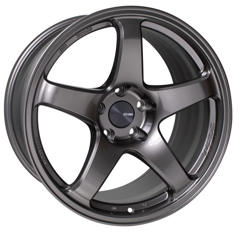 Enkei 527-890-8040DS PF05 18x9 5x100 40mm Offset 75mm Bore Dark Silver Wheel