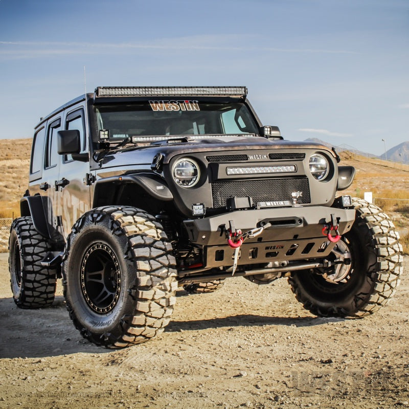 Westin 62-1025 18-20 Jeep Wrangler JL / 20 Gladiator Tube Fenders - Front - Textured Black