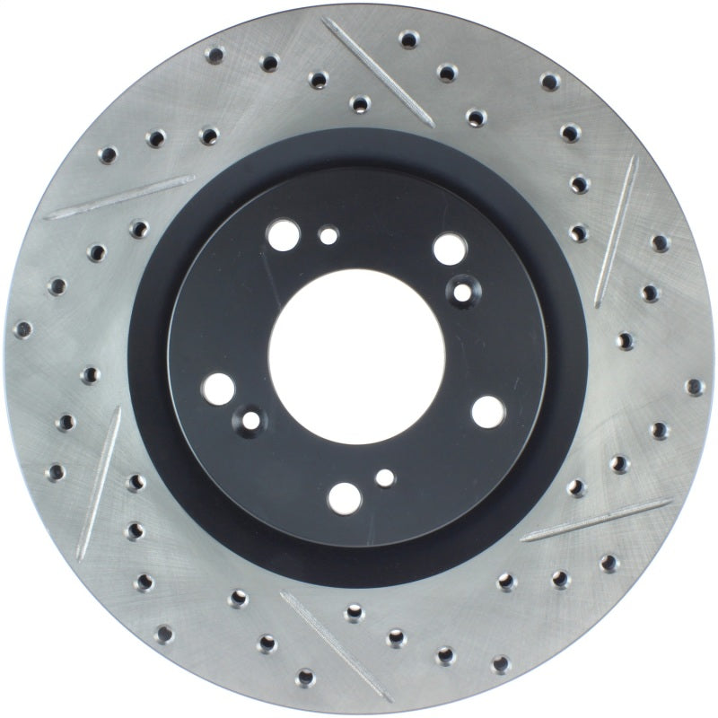 Stoptech 127.40048L StopTech 00-09 S2000 Slotted & Drilled Left Front Rotor