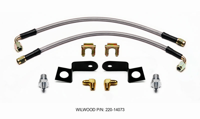 Wilwood 220-14073 Flexline Kit 14in. M10-1.00 90 Deg