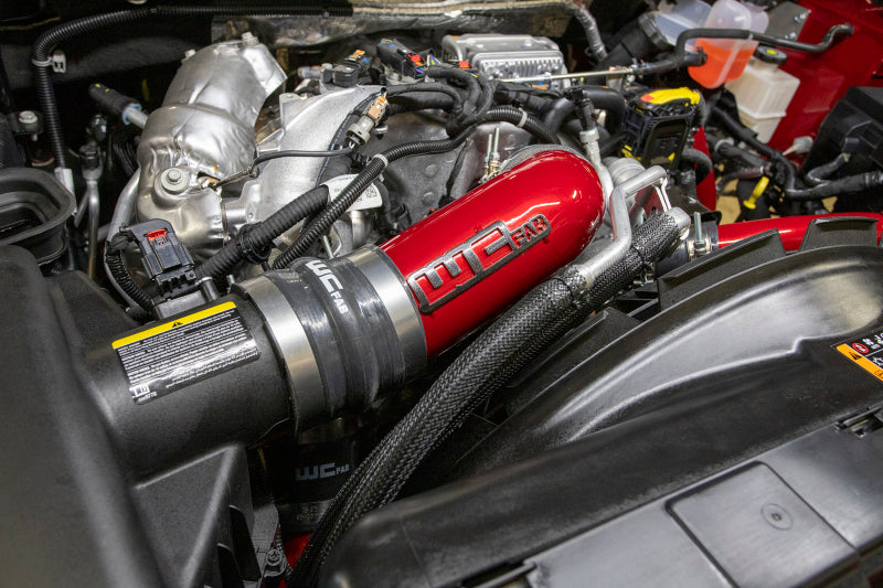 Wehrli WCF100720-GB 2020-2024 Chevrolet 6.6L L5P Duramax 4in Intake Pipe (Use w/OEM Air Box) - Gloss Black