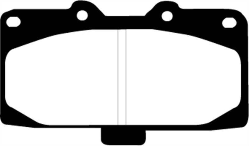 EBC DP31200C 89-95 Nissan Skyline (R32) 2.6 Twin Turbo GT-R Redstuff Front Brake Pads