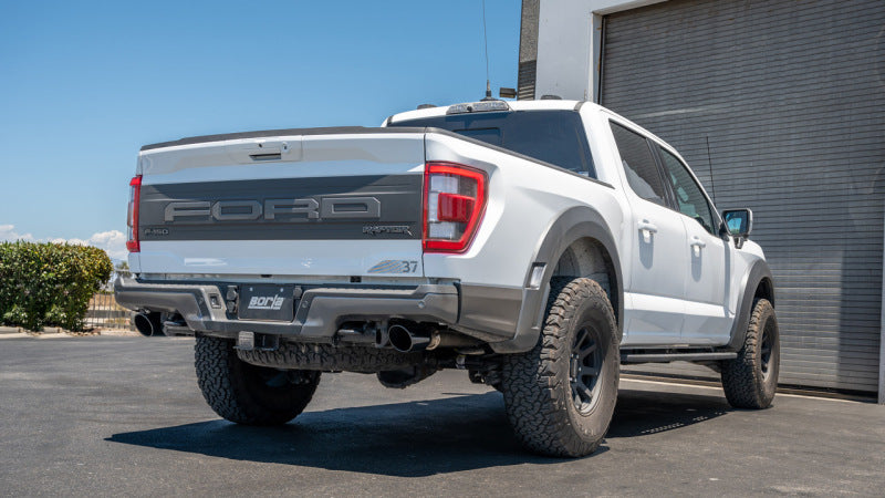 Borla 60727BC 21-23 Ford Raptor 3in Tail Pipe Kit 4.5in Tip - Black Chrome