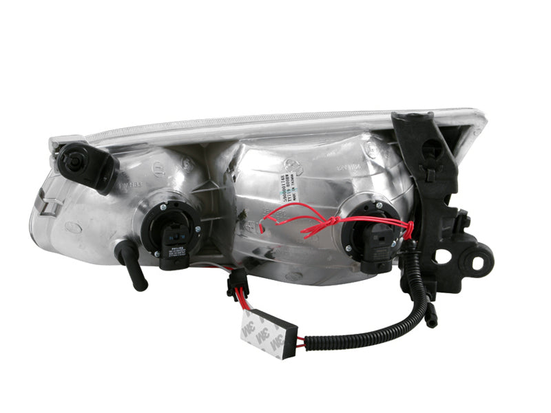 ANZO 121123 2000-2001 Toyota Camry Crystal Headlights w/ Halo Black