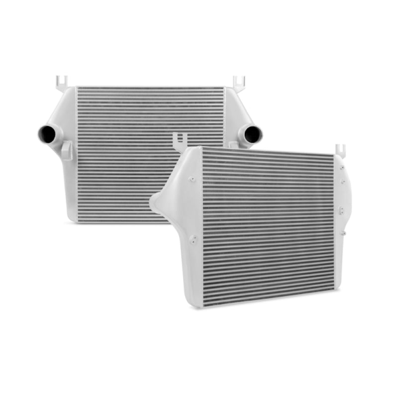 Mishimoto MMINT-RAM-03KSL 03-07 Dodge 5.9L Cummins Intercooler Kit w/ Pipes (Silver)