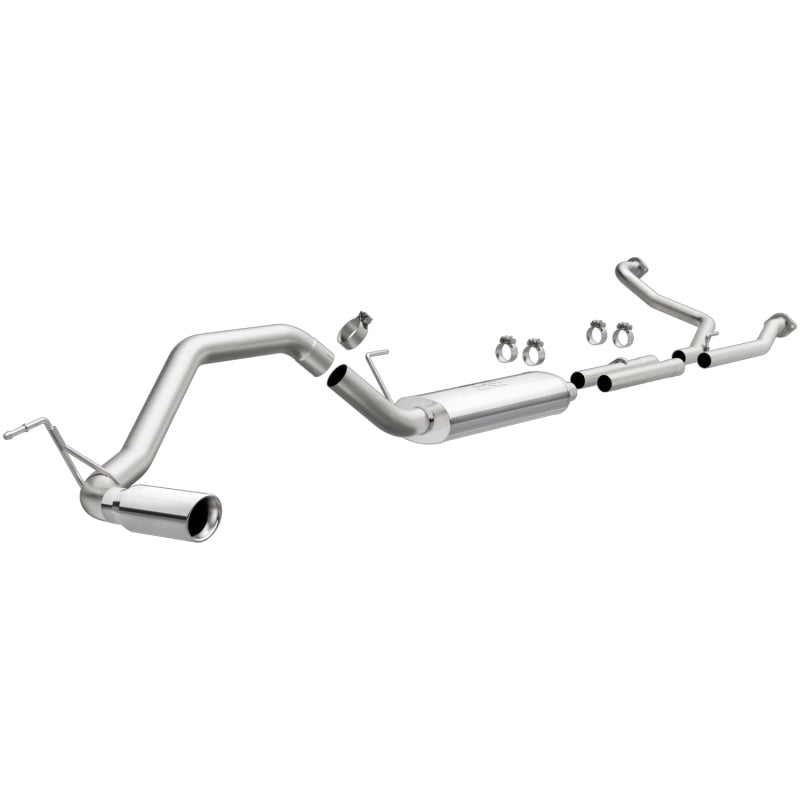 Magnaflow 19421 MagnaFlow CatBack 07-15 Nissan Titan V8 LGAS/LFLEX Single MF Polished Stainless Exhaust