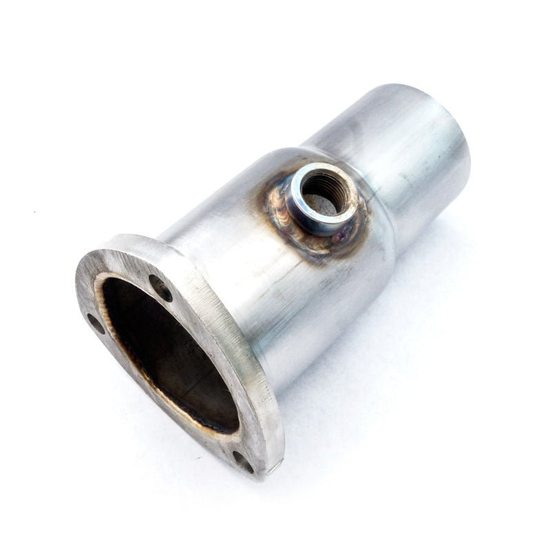 Stainless Works HCA3.53O2 Collector Adapter 3-Bolt 3-1/2in OD Tubing 3in OD Outlet + O2 Bung