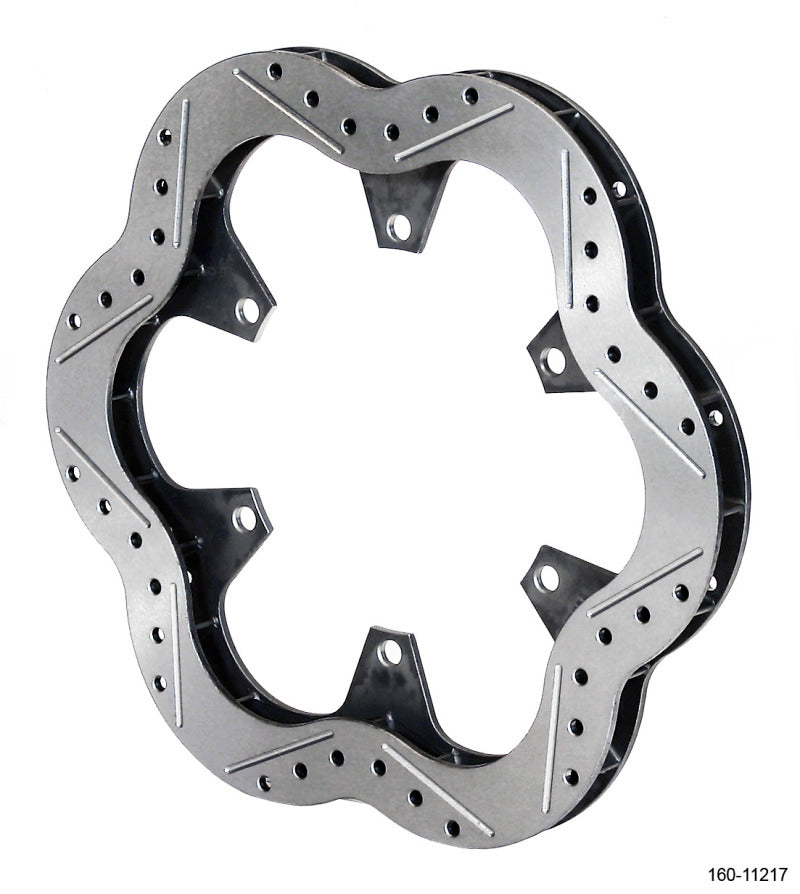 Wilwood 160-11217 Rotor-Stainless Scalloped 10.50 x .810 - 6 on 5.50in