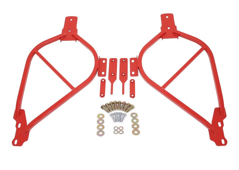 BMR Suspension SFC013R BMR 14-17 Chevy SS Sedan Bolt-On Subframe Connectors - Red