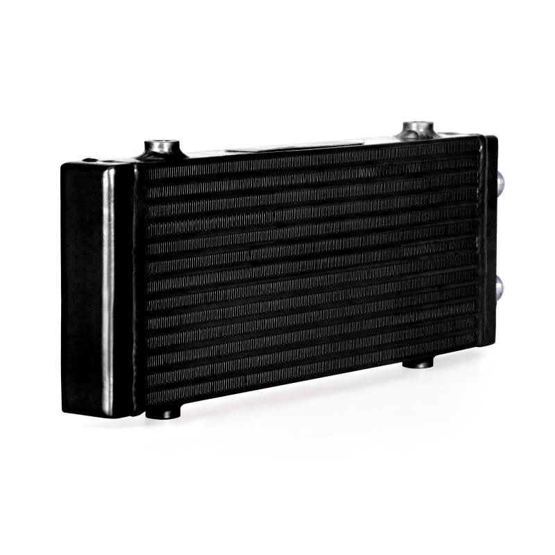 Mishimoto MMOC-DP-MBK Universal Medium Bar and Plate Dual Pass Black Oil Cooler