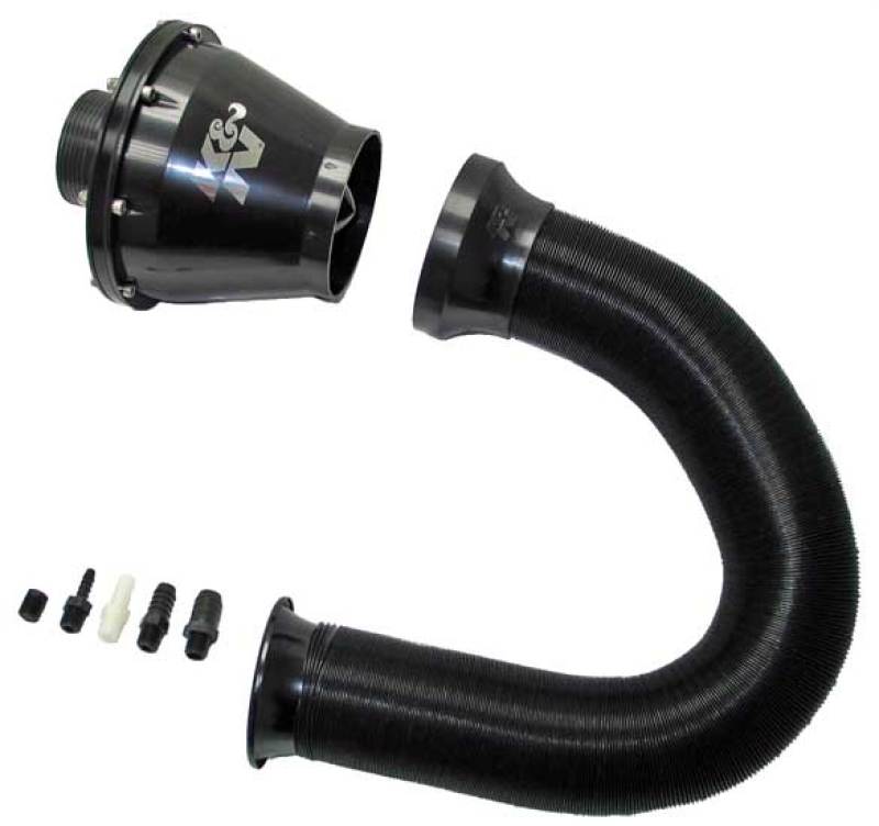 K&N Engineering RC-5052AB K&N Universal Apollo Black Cold Air Intake - 70mm OD FLG PP