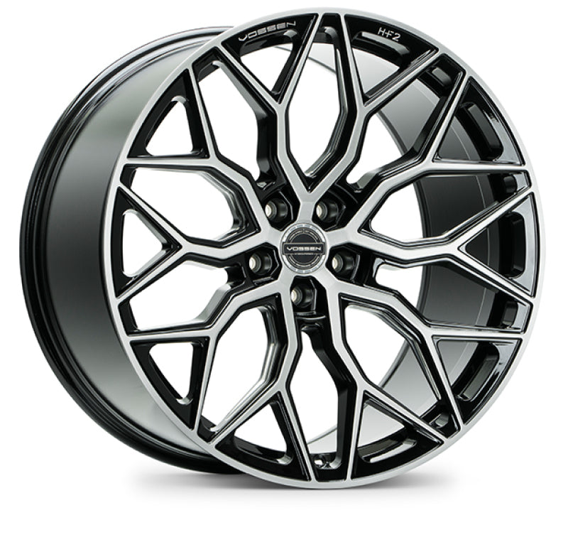 Vossen HF2-0N02 HF-2 20x9 / 5x114.3 / ET32 / Flat Face / 73.1 - Brushed Gloss Black Wheel