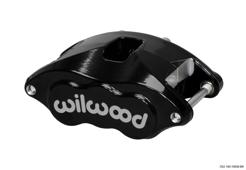Wilwood 120-10936-BK Caliper-D52-Black Pwdr 2.00/2.00in Pistons 1.28in Disc