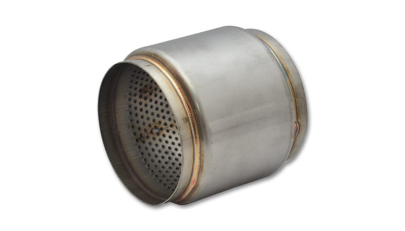 Vibrant 17985 SS Race Muffler 4.5in inlet/outlet x 5in long