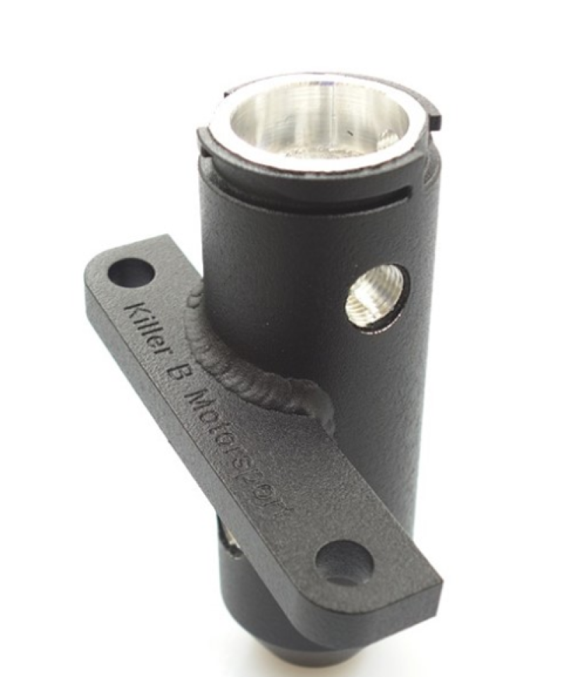 Killer B Motorsport UTCRV2AN-B Killer B Upper Turbo Coolant Reservoir V2 Black AN Fittings for 02-07 WRX / 04+ STI