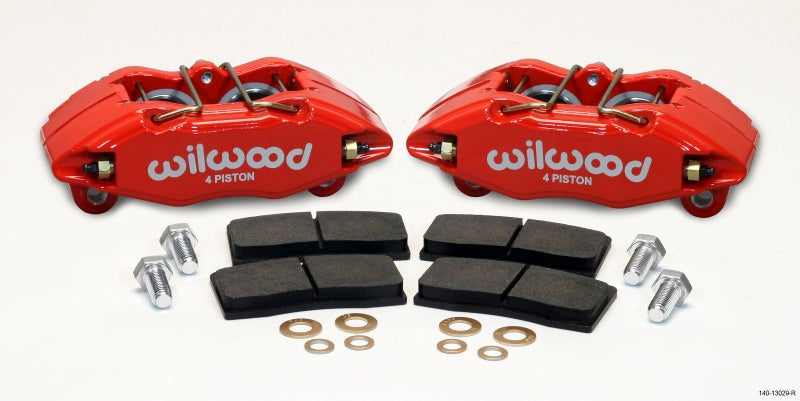 Wilwood 140-13029-R DPHA Front Caliper & Pad Kit Red Honda / Acura w/ 262mm OE Rotor