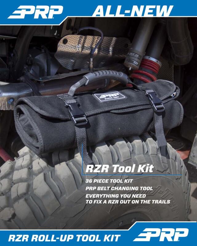 PRP Seats E98 PRP RZR Roll Up Tool Bag with 36pc Tool Kit