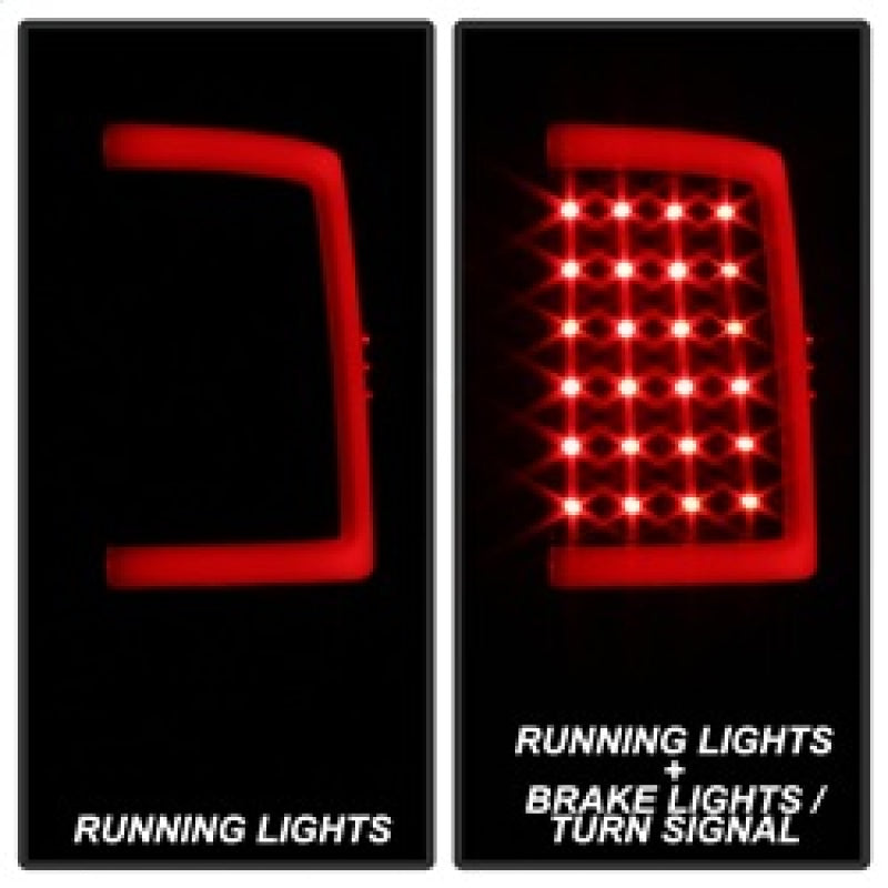 SPYDER 9041020 xTune 13-18 Dodge RAM 1500 (LED Model Only) LED Tail Lights - Blk Smk (ALT-ON-DRAM13V2-LBLED-BSM)