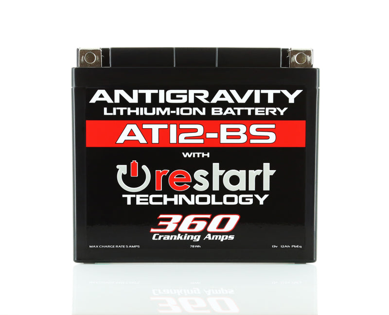 Antigravity Batteries AG-AT12BS-RS Antigravity YT12-BS Lithium Battery w/Re-Start