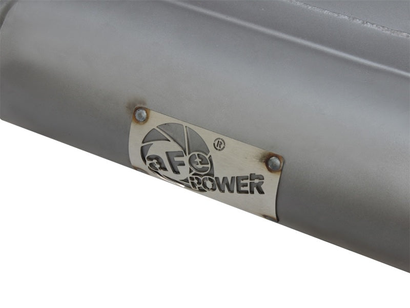 aFe 49-08046 Scorpion Exhaust System Axle Back Aluminized Hi-Tuck 07-17 Jeep Wrangler JK V6 3.6/3.8L