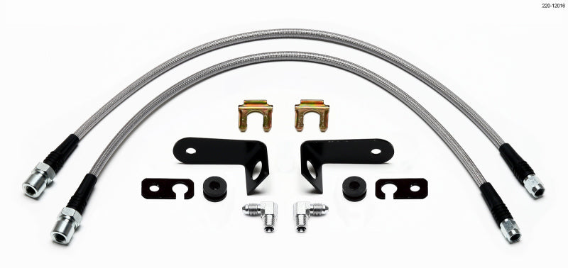 Wilwood 220-12016 Flexline Kit Honda CRZ 2011-up Front
