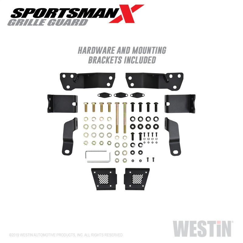 Westin 40-33875 16-18 Chevy Silverado 1500 Sportsman X Grille Guard - Textured Black