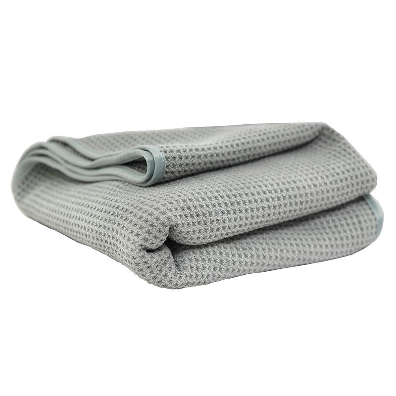 Chemical Guys MIC_781_01 Waffle Weave Gray Matter Microfiber Drying Towel - 36in x 25in