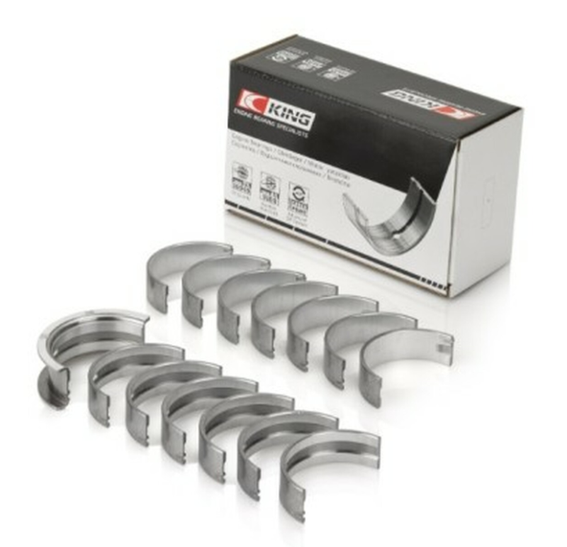 King Engine Bearings MB7776GPCSTDX King BMW N55 B30A/ N53 B30A/ N52 B30A Main Bearing Set - Size STDX