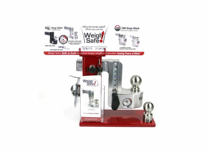 Weigh Safe WSPOP-CT Countertop POP Display Stand - Red