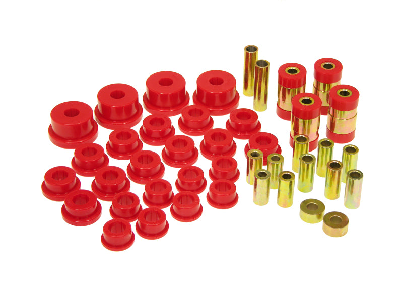 Prothane 13-301 95-99 Mitsubishi Eclipse Rear Upper/Lower Control Arm Bushings - Red