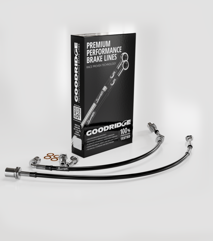 Goodridge 12364R 05-14 Ford Mustang GT/GT500 Stainless Steel Rear Brake Lines