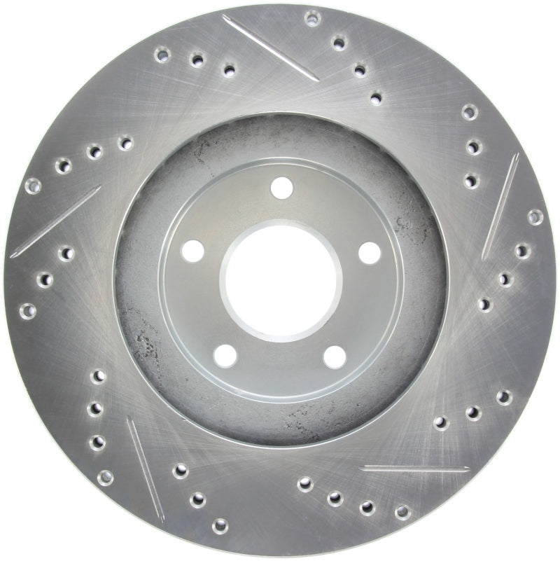 Stoptech 227.42080R StopTech Select Sport Nissan Slotted and Drilled Right Front Rotor