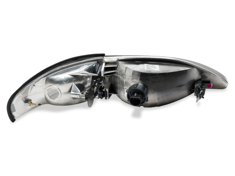 Raxiom 49050 94-98 Mustang Axial Series Cobra Style Headlights- Black Housing (Clear Lens)