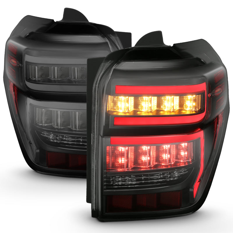 ANZO 311312 2014-2020 Toyota 4Runner T.L Black Housing Smoke Lens Red Light Bar W/Sequential