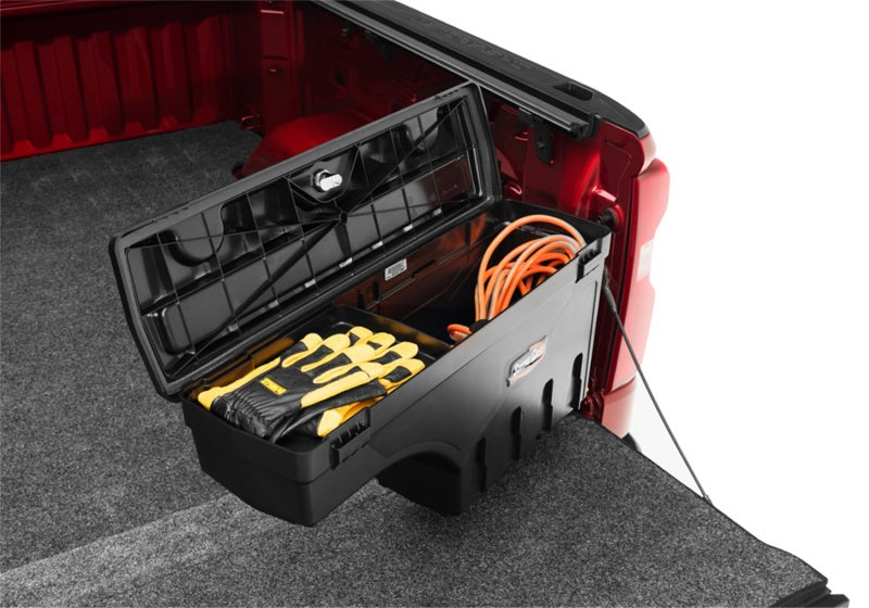 Undercover SC105P UnderCover 2020 Chevy Silverad 2500/3500 HD Passengers Side Swing Case - Black Smooth