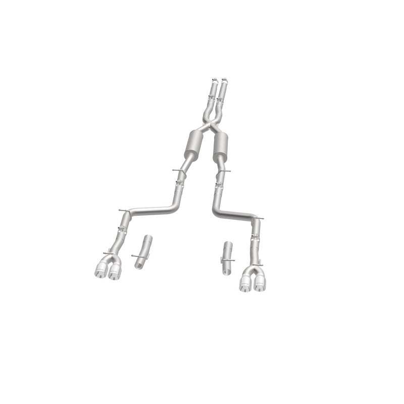 Magnaflow 19217 MagnaFlow Cat-Back, SS, 2.5in, Quad Split Rear 3.5in Tip 2015 Dodge Challenger 3.6L V6