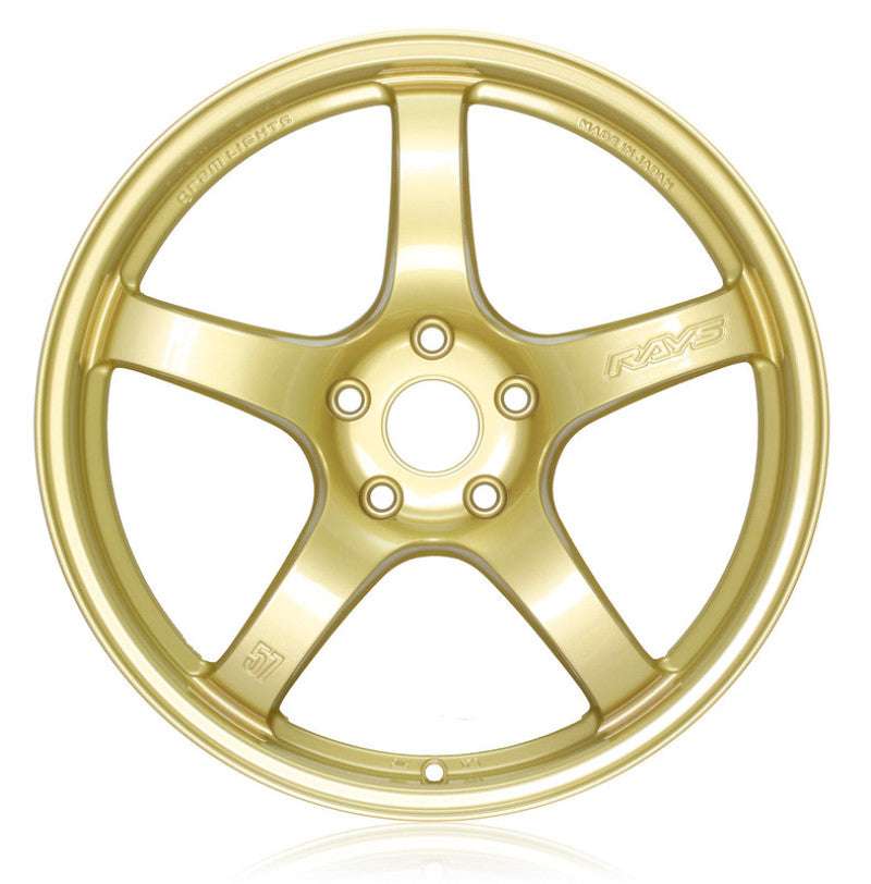 Gram Lights WGCRX38EEGP 57CR 18x9.5 +38 5x114.3 E8 Gold Wheel (Min Order Qty 20)