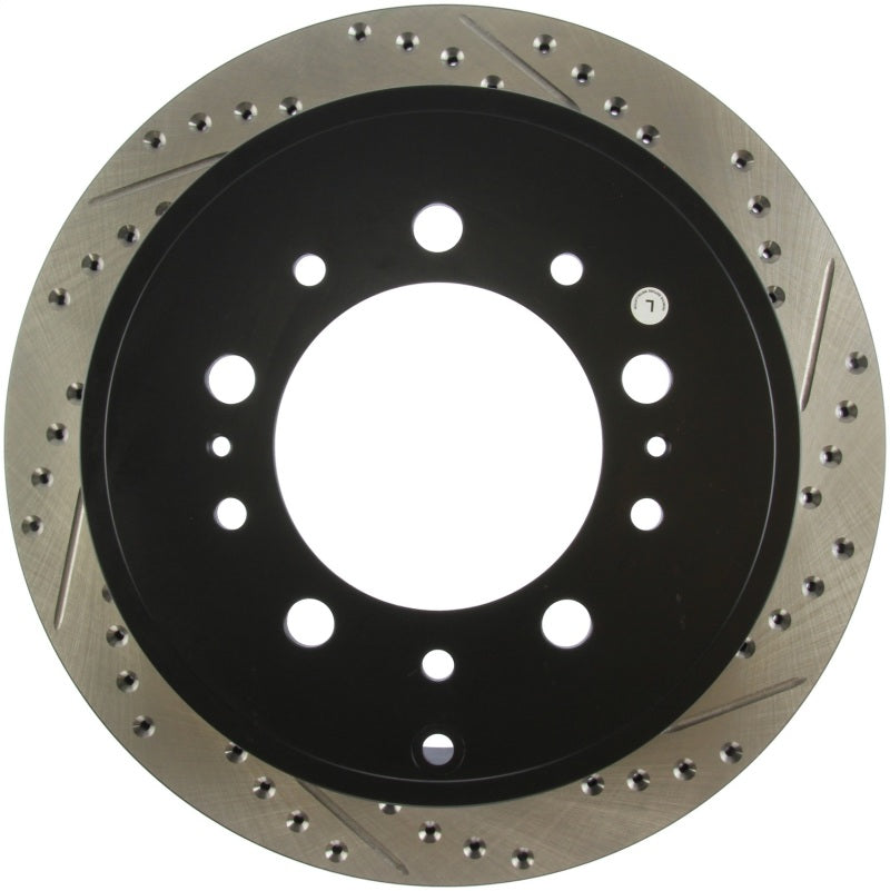 Stoptech 127.44157L StopTech Slotted & Drilled Sport Brake Rotor