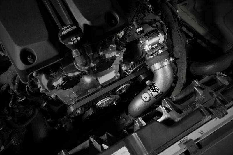K&N Engineering 77-1021KC K&N 23-24 GM Colorado/Canyon 2.7L L4 Charge Pipe - Aluminum Tube - Gunmetal Gray
