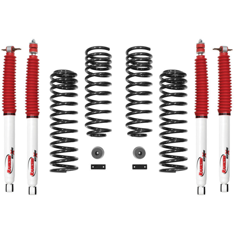Rancho RS66119BR5 07-17 Jeep Wrangler Front and Rear Suspension System - Master Part Number / One Box