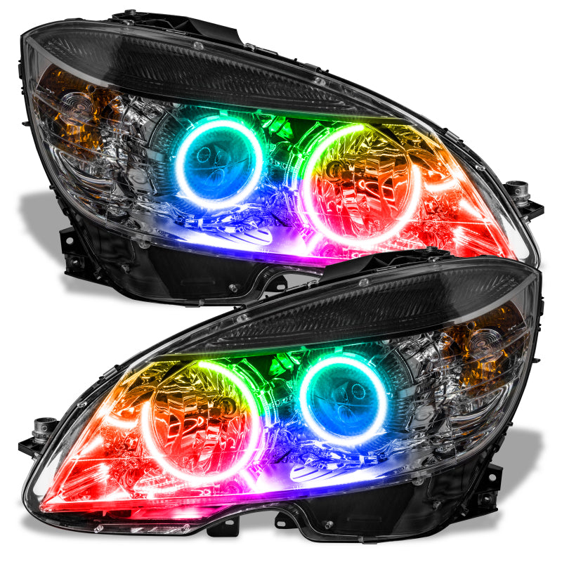 ORACLE Lighting 7115-334 Oracle 08-11 Mercedes Benz C-CLASS Pre-Assembled Headlights Chrome Housing w/o Cntrl SEE WARRANTY