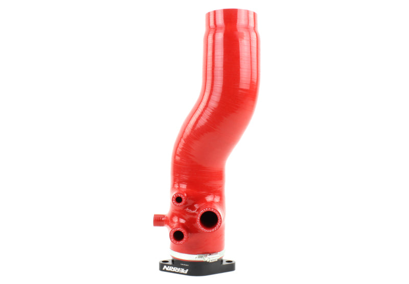 Perrin Performance PSP-INT-424RD PERRIN 15-21 Subaru WRX / 14-18 Forester XT Turbo Inlet Hose 3in. w/ Turbo Adapter Flange - Red