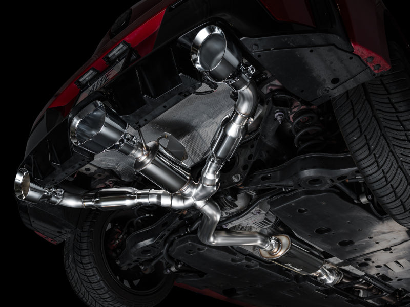 AWE Tuning 3015-52472 AWE 23-24 Toyota GR Corolla Touring Edition Catback Exhaust - Chrome Silver Tips